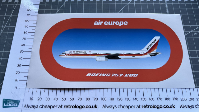 Boeing 757-200 — All products | Explore and Purchase — Retro Logo